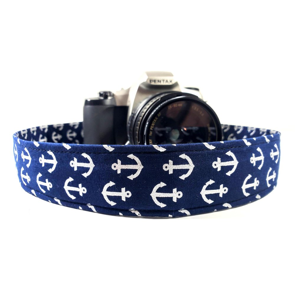 Anchor Camera Strap, Nautical Camera Strap Universal DSLR Neck & Shoulder Strap, Photography Accessory, Gift for Men & Women