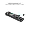 TOOQ TQE-2201R  External Enclosure for M.2 NVMe SSD, Aluminium, Red view 2