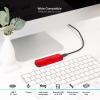 TOOQ TQE-2201R  External Enclosure for M.2 NVMe SSD, Aluminium, Red view 4