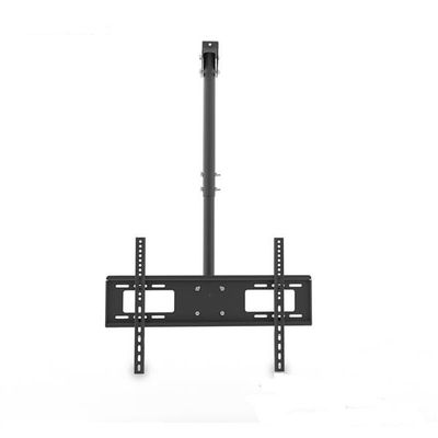 Ceiling TV Mount Bracket, Fits 32 40 42 47 50 55 60 70Inch Flat Panel Televisions, Adjustable Height Telescoping Tilt and Swivel, Mount on Vaulted Ceilings Up to VESA 600x400 Black