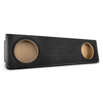 DS18 EXCL-F150BASS1 Ford F-150 2 X 10 Subwoofer Enclosure with Vinyl Finish and Dream LED Lights (Made in USA) - Exclusive Dual 10" Sealed Subwoofer Enclosure for Ford F-150 4-Doors 2009 to 2023