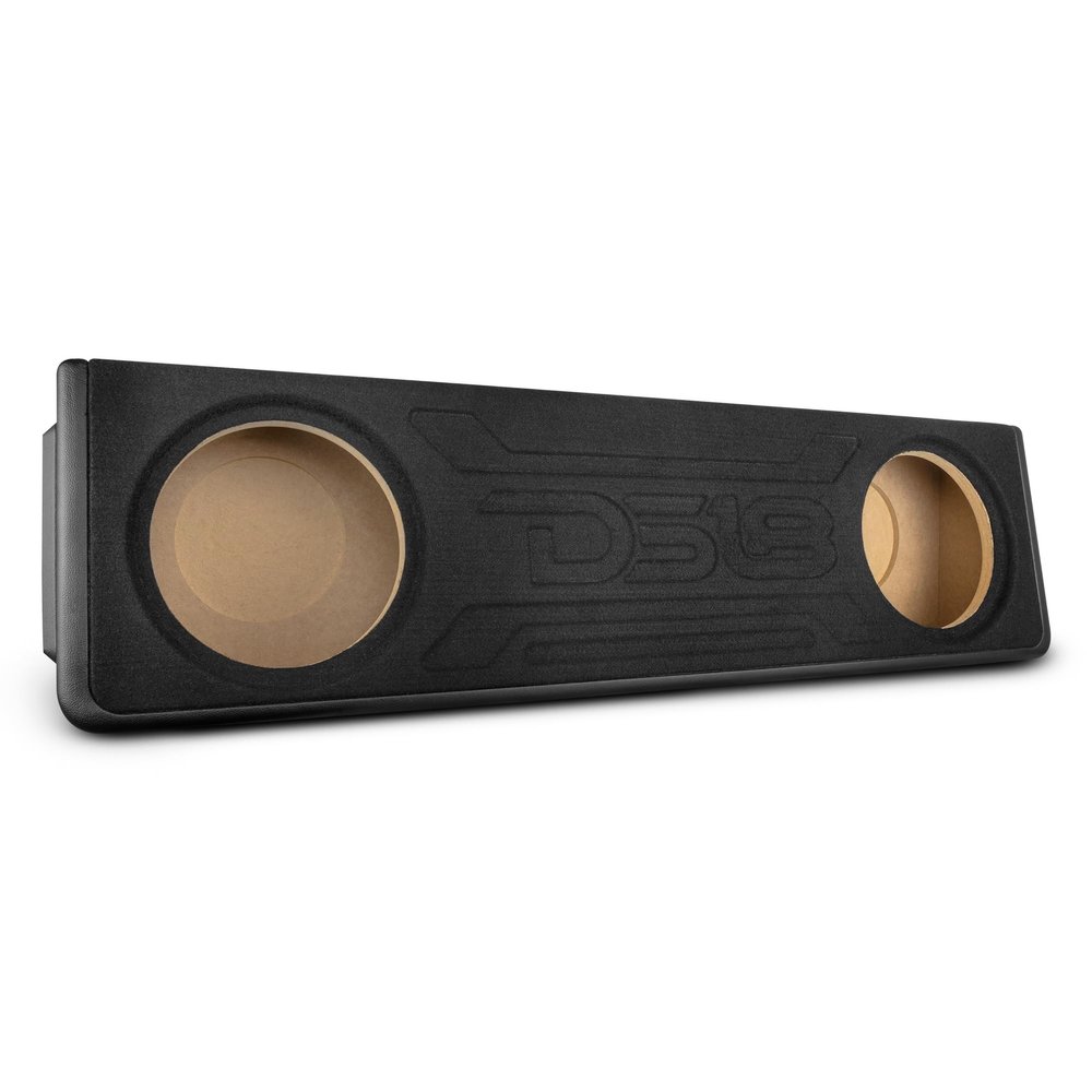DS18 EXCL-F150BASS1 Ford F-150 2 X 10 Subwoofer Enclosure with Vinyl Finish and Dream LED Lights (Made in USA) - Exclusive Dual 10" Sealed Subwoofer Enclosure for Ford F-150 4-Doors 2009 to 2023