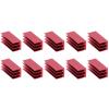 10Pcs Heat Sink 40x16x16mm Heat Sink Aluminium Aluminum Heatsink Cooler Cooling Radiator Set for Electronic CPU Chip Power Module Red view 2
