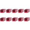 10Pcs Heat Sink 40x16x16mm Heat Sink Aluminium Aluminum Heatsink Cooler Cooling Radiator Set for Electronic CPU Chip Power Module Red view 4