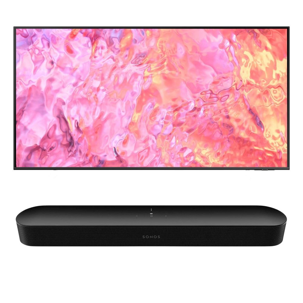 SAMSUNG 50" Q60CA TV with Sonos Beam G2 Soundbar(USED)