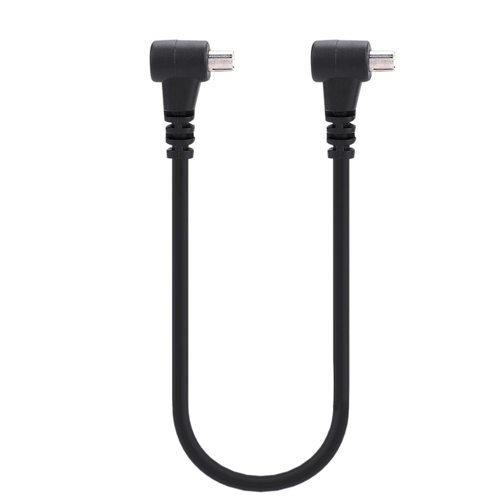 30cm PC Sync Cord Male to Male Flashlight Camera Connector Cable,