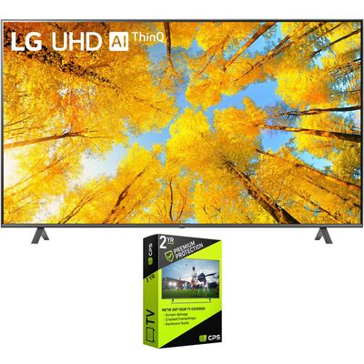 LG 86UQ7590PUD 86 Inch HDR 4K UHD Smart TV 2022 Bundle with 2 YR CPS Enhanced Protection Pack