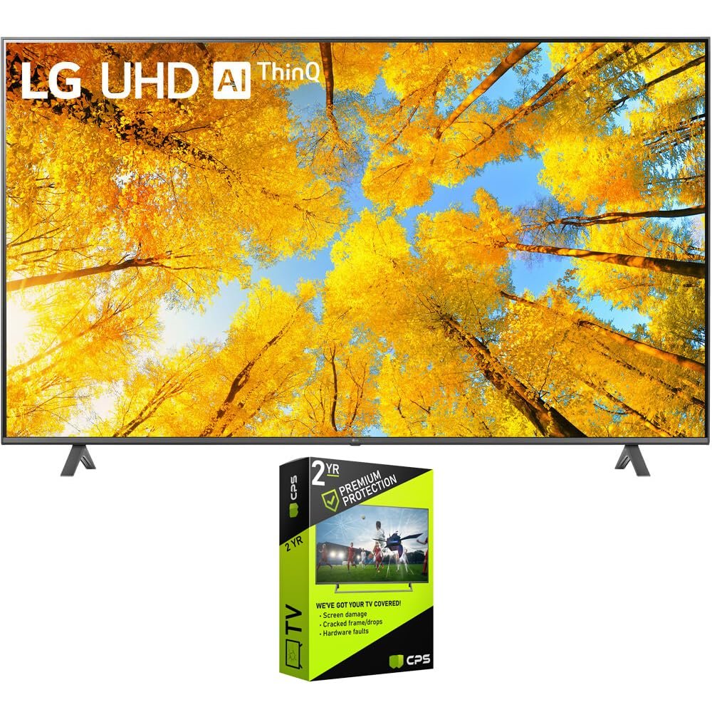 LG 86UQ7590PUD 86 Inch HDR 4K UHD Smart TV 2022 Bundle with 2 YR CPS Enhanced Protection Pack