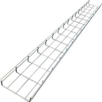 Kable Kontrol Cable Tray- 5 Feet Long - 6" Width, 4 Depth  Wire Mesh Tray Cable Management Rack Cords Organizer Cable Basket, Zinc Plated Steel NEC Approved for Network, Fiber Optic, Cabling