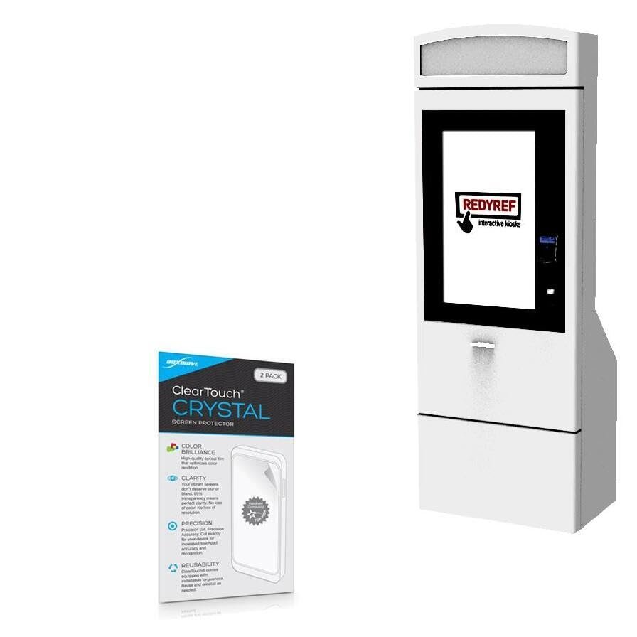 BoxWave Screen Protector Compatible with RedyRef Escape - ClearTouch Crystal (2-Pack), HD Film Skin - Shields from Scratches