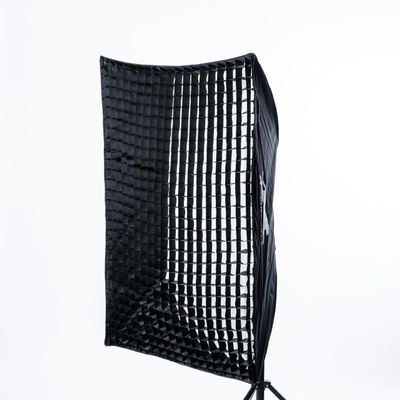 Cheetah Stand Window 32x48 Softbox (Profoto Screw Type) wEgg Crate Grid and Quick Release Umbrella Style Softbox - Compatible with Bowens, Profoto, Alienbees, Glow, Elinchrom, Flashpoint Strobe