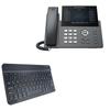 BoxWave Keyboard Compatible with Ooma 2670W IP Phone - SlimKeys Bluetooth Keyboard, Portable Thin with Chiclet-Style Keys - Jet Black view 1
