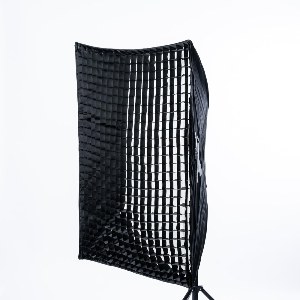 Cheetah Stand Window 32x48 Softbox (G-Mount) w/Egg Crate Grid and Quick Release Umbrella Style Softbox - Compatible with Bowens, Profoto, Alienbees, Glow, Elinchrom, Flashpoint Strobes