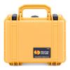 Pelican 1150 Case, Yellow with Black Latches, Pick & Pluck Foam with Convolute Lid Foam view 2