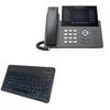 BoxWave Keyboard Compatible with Ooma 2670W IP Phone - SlimKeys Bluetooth Keyboard - with Backlight, Portable Slim LED 7 Colors - Jet Black view 1