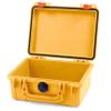 Pelican 1150 Case, Yellow with Orange Latches, None (Case Only) view 1