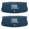 JBL Charge 5 - Waterproof Portable Bluetooth Speaker - Blue/Blue (Pair) view 1