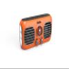 Kaito KA777 Emergency Radio & Portable Fan  AM/FM NOAA Weather Radio and 4,000 mAh Power Bank Rechargeable with Solar Panel and Hand Crank (Orange) view 2