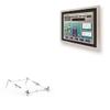 BoxWave Stand and Mount Compatible with AIS HMI-TCND0U-18AR - Pocket Aluminum Stand 3-in-1, Portable Multi Angle Viewing Riser - Metallic Silver view 1
