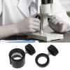 VAKUUM Lab Microscope Slides 25mm/32mm Industrial Stereo Microscope Limit Fixing Ring with Screw Video Camera Stand Microscope Parts (Color : 32MM) view 4