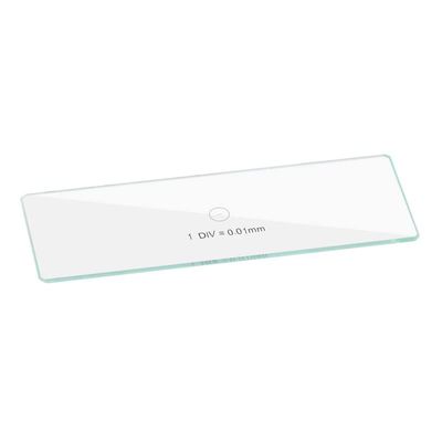 Lab Microscope Slides 1 DIV Calibartion Measurement Glass Ruler 0.01mm Microscope Stage Micrometer for Stereo Micro./Biological Microscope Microscope Parts