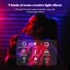 Andoer RGB Video Light, Camera Light 360 Full-Color 3000K-9000K Dimmable Photography Lighting with 1200mAh Battery USB Charging Port 3 Cold Shoes for Youtube, Vlogging, Tiktok view 2