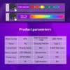Andoer RGB Video Light, Camera Light 360 Full-Color 3000K-9000K Dimmable Photography Lighting with 1200mAh Battery USB Charging Port 3 Cold Shoes for Youtube, Vlogging, Tiktok view 4