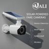 WALI Solar Powered Fake Camera with Motion Sensor Floodlight, 2 Pack, White view 2