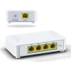 5 Port Gigabit PoE Switch - 4 PoE+ Ports, 60W Total, Plug and Play, Small Desktop Switch for Camera/Access Point/IP Phones view 1