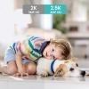 litokam Indoor Cameras for Home Security with Night Vision, Pet Camera with Phone App, WiFi Home Security Camara, Baby Monitor Compatible with Alexa, Motion Detection, 2-Way Audio, 4 Pack, 4MP view 2