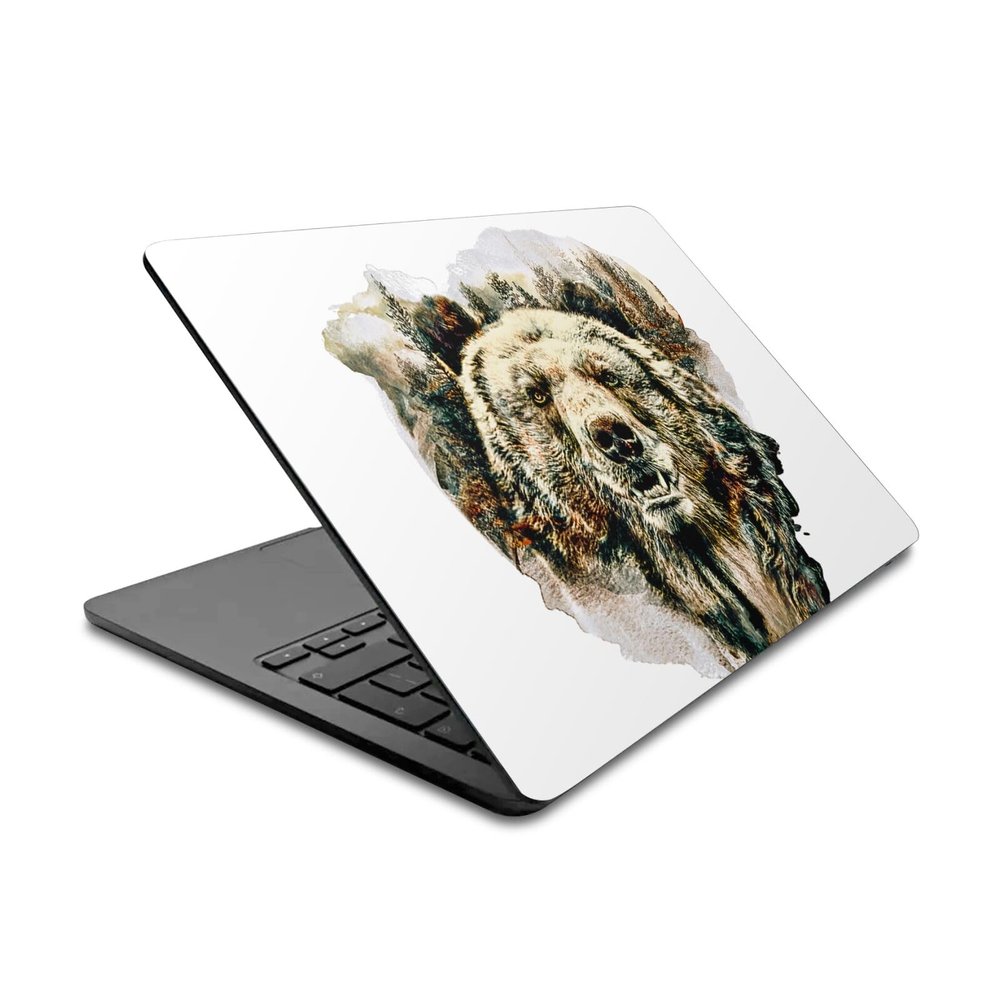 Head Case Designs Officially Licensed Riza Peker Bear Animals Vinyl Sticker Skin Decal Cover Compatible with MacBook Air 13.6" A2681 (2022)