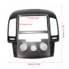Vomeko I30 2009 Car Panel Frame - 2DIN Audio DVD GPS Panel Frame for Center Control Conversion and Car Dash Panel Replacement, with GPS Panel Mounting Bracket and Stereo Installation Frame view 4