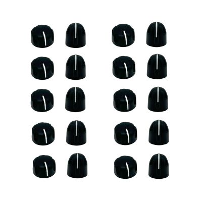 10 Pairs Volume Control Knob and Channel Knob Cover Button Cap Replacement for APX6000 APX7000 APX8000 Handheld Two Way Radio (Type B)