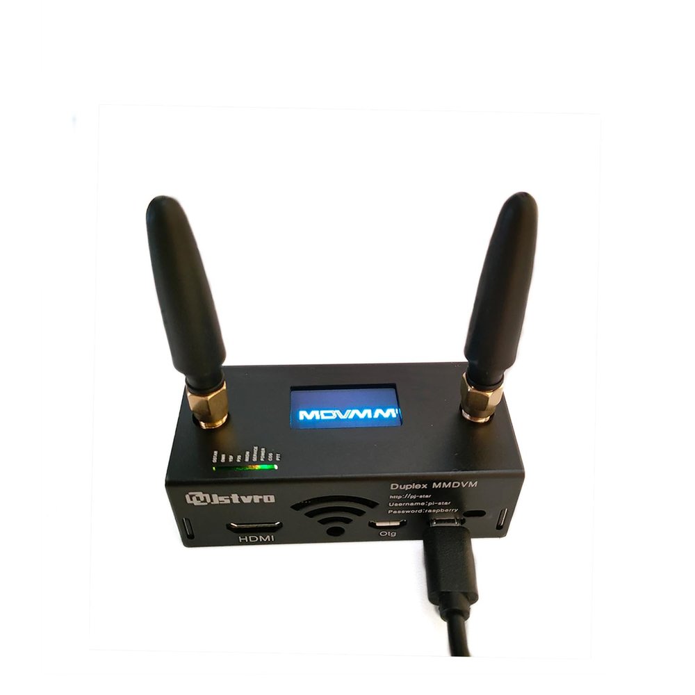 Upgraded MMDVM Duplex Hotspot Radio WiFi Digital Voice Modem Work UHF VHF Dual Band Support DMR Dstar YSF P25 Fusion Raspberry Pi Zero W Two Colors OLED