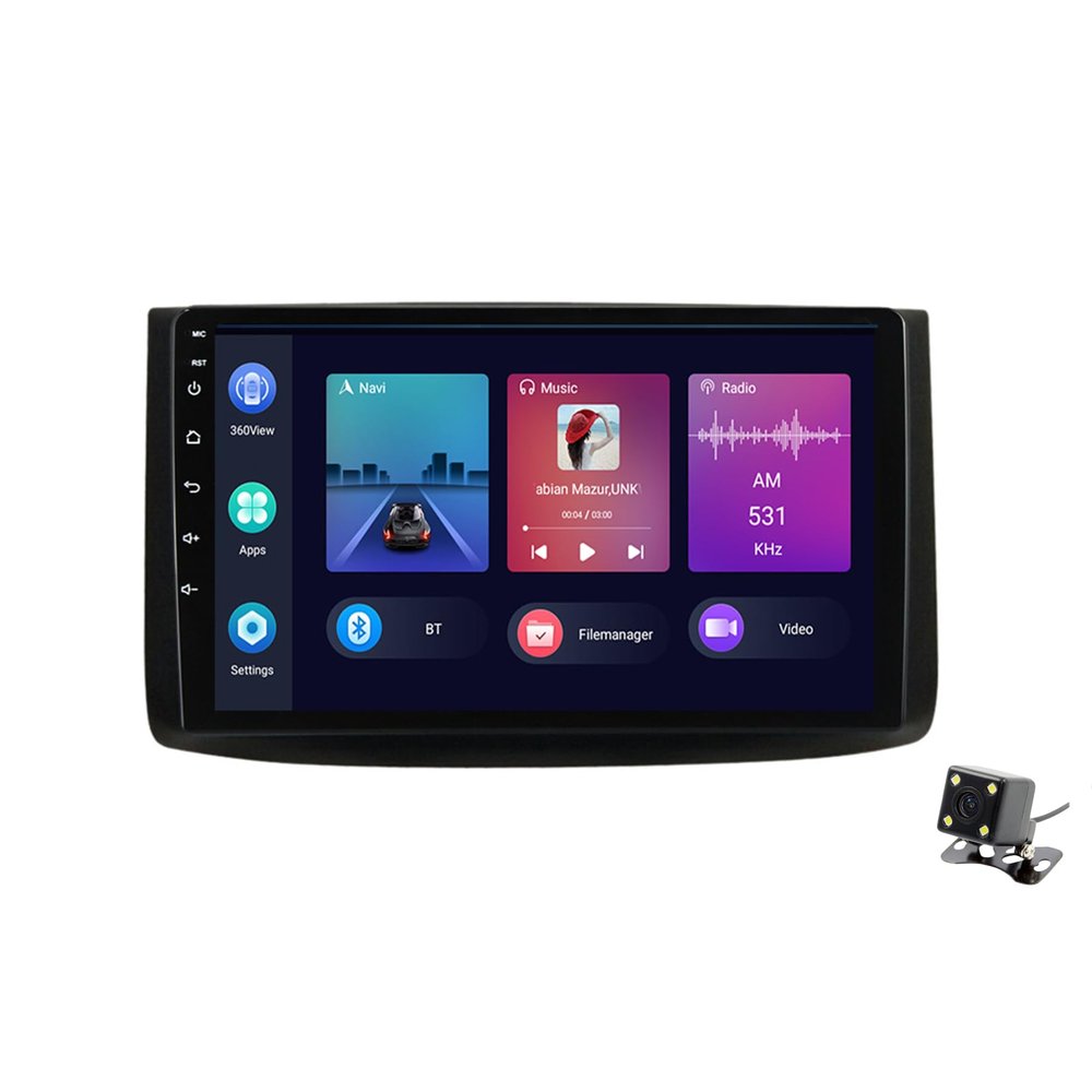 ADMLZQQ Android 11 Car Stereo Double Din Radio for Chevrolet Epica 2006-2011 GPS Navigation 9'' Multimedia Player Bluetooth Video Receiver with Car-Play 4G/5G WiFi SWC DSP USB Back Camera,Y1 1+16g