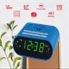 HANNLOMAX HX-158CR Alarm Clock Radio, FM Radio, USB Charge (Blue) view 3