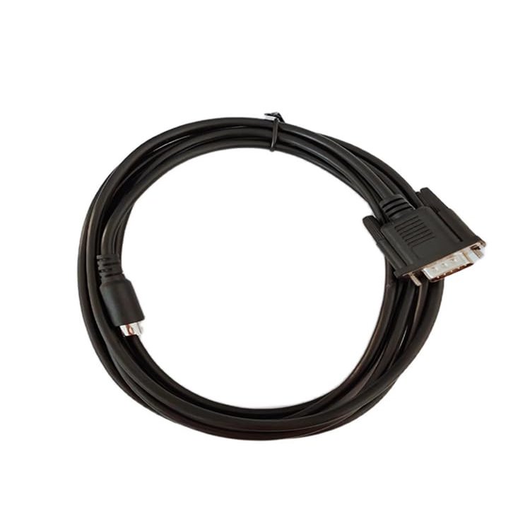 for PWS6600-DVP PLC Communication Cable PWS6600 PWS1760 PWS6A00 etc. Touch Panel Connection DVP Series Cable Black Length: 3 Meters