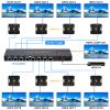 VPFET HDMI Extender Splitter Over Ethernet 1 in 8 Out Cat5e or 6 Up to 165FT 50m HD1080P 60Hz 3D with Port Loop Out Support EDID POC Suitable for Projection Exhibition Presentations view 2