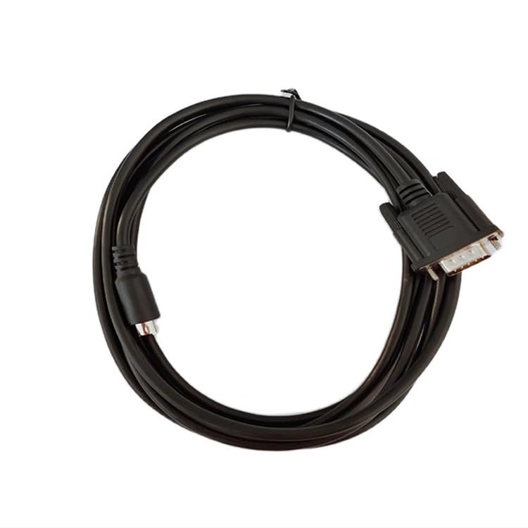 for Smart700-H0 PLC Communication Cable Touch Screen Smart700 Smart1000 Smart700IE Smart1000IE and H2U,H1U etc. Series Black: 10 Meters