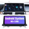 Stereo for E70 E71: 128G Car Stereo with Bluetooth Apple Carplay for BMW E70 E71 CCC 2007-2010, 10.25" Aftermarket Touch Screen Android System Head Unit Car Play Radio with Backup Camera FMAM GPS view 1