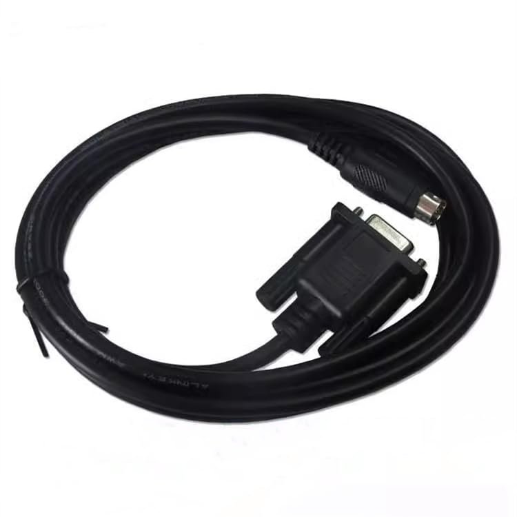 Fits TP460-FC/XC PLC Communication Cable TP460 TP560 TP562 TP760 TPA61 Touch Panel Connections FC-Series and XC-Series Black Length: 3 Meters