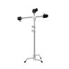 Andoer Mini Light Stand, Adjustable C Mount and Arm with Detachable Cross Bar Desk Tripod for Live Streaming/Video Recording,10kg/22lbs Load Capacity view 1