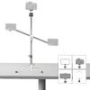 Andoer Mini Light Stand, Adjustable C Mount and Arm with Detachable Cross Bar Desk Tripod for Live Streaming/Video Recording,10kg/22lbs Load Capacity view 3