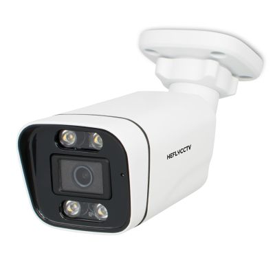 HEFLYCCTV 4MP POE IP Camera,Bullet Security Surveillance Wired CCTV Cameras with Human Detection One-Way Audio,Smart Color Night Vision,SD Card Slot,2.8mm Wide Angle,IP67 Waterproof Outdoor Indoor
