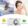 Compact Digital Camera, Andoer Photo Camera, 56MP 4K 2.7 Inch Rechargeable Digital Photo Camera with Zoom 20X Compact Digital Camera for Beginners, Kids, Adult(Black) view 2