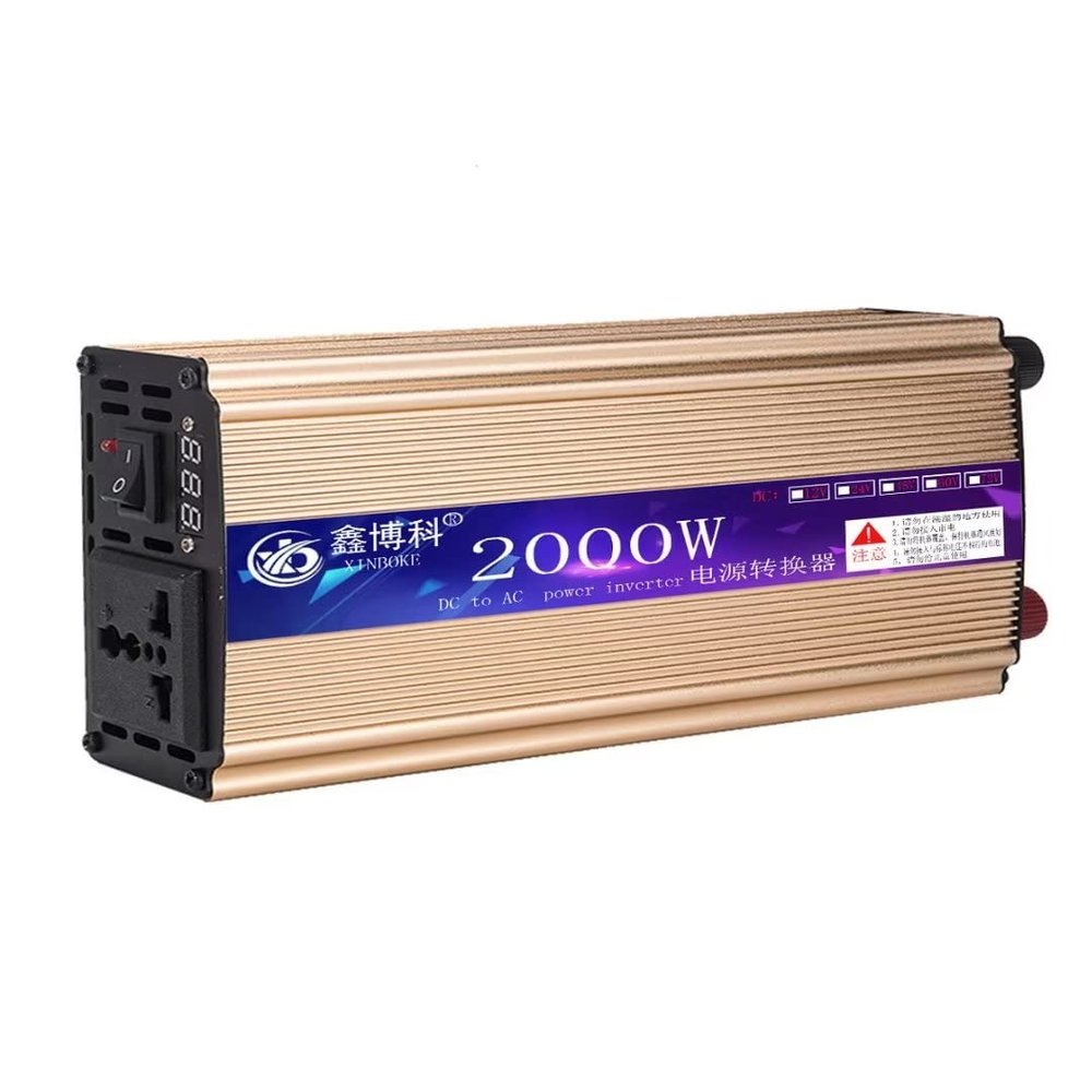 1000w Power Inverter,2000w Peak, Dc 48v to 110Vvehicle-mounted Adapter, Suitable for picnics and Camping