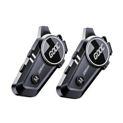 JZAQ Motorcycle Helmet Bluetooth Headset Helmet Bluetooth Intercom 2 Riders Noise Cancellation Speakers Communication Systems Motorcycle Riding/ski/Cycling/Sports2PC