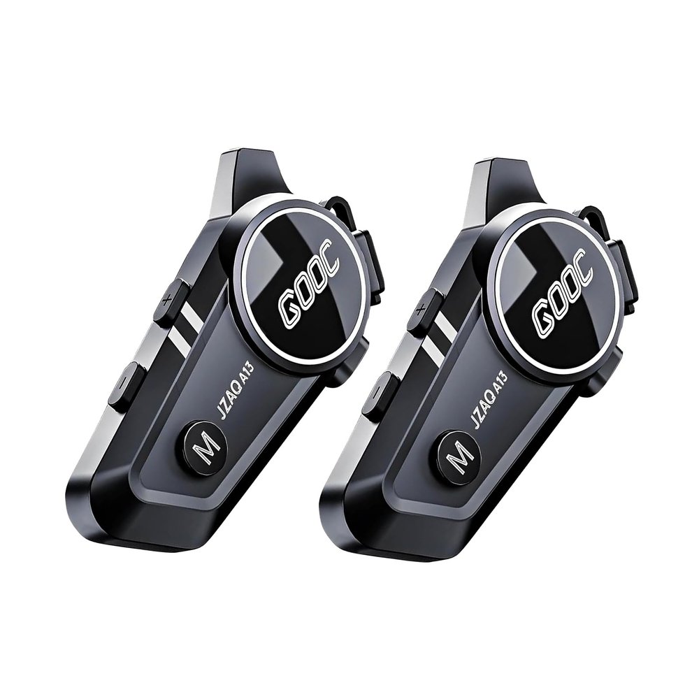 JZAQ Motorcycle Helmet Bluetooth Headset Helmet Bluetooth Intercom 2 Riders Noise Cancellation Speakers Communication Systems Motorcycle Riding/ski/Cycling/Sports2PC