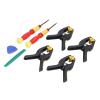 Electronic Phone Removal Disassembly Clamp Tool Kit, Mobile Phone Repair Maintenance Clip Set, with 4 Clips and 4 Disassembly Tools view 4