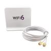 Banyanxin Portable 2.4G 5.8G WiFi 6 Mimo Aerial with 2pcs Cable Indoor Outdoor Dual Band Wireless Antenna with Magnetic Bottom (2M RP SMA Male) view 1